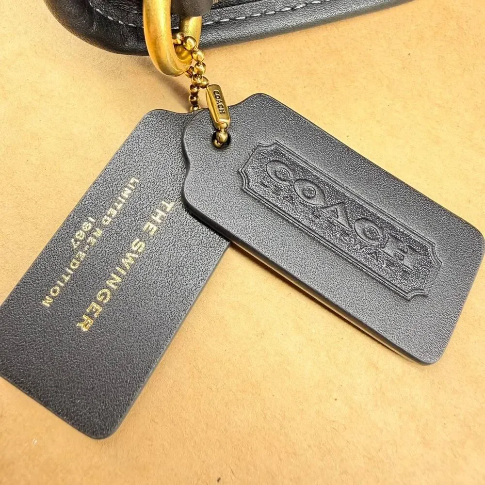 Coach Women's Black and Grey Bag